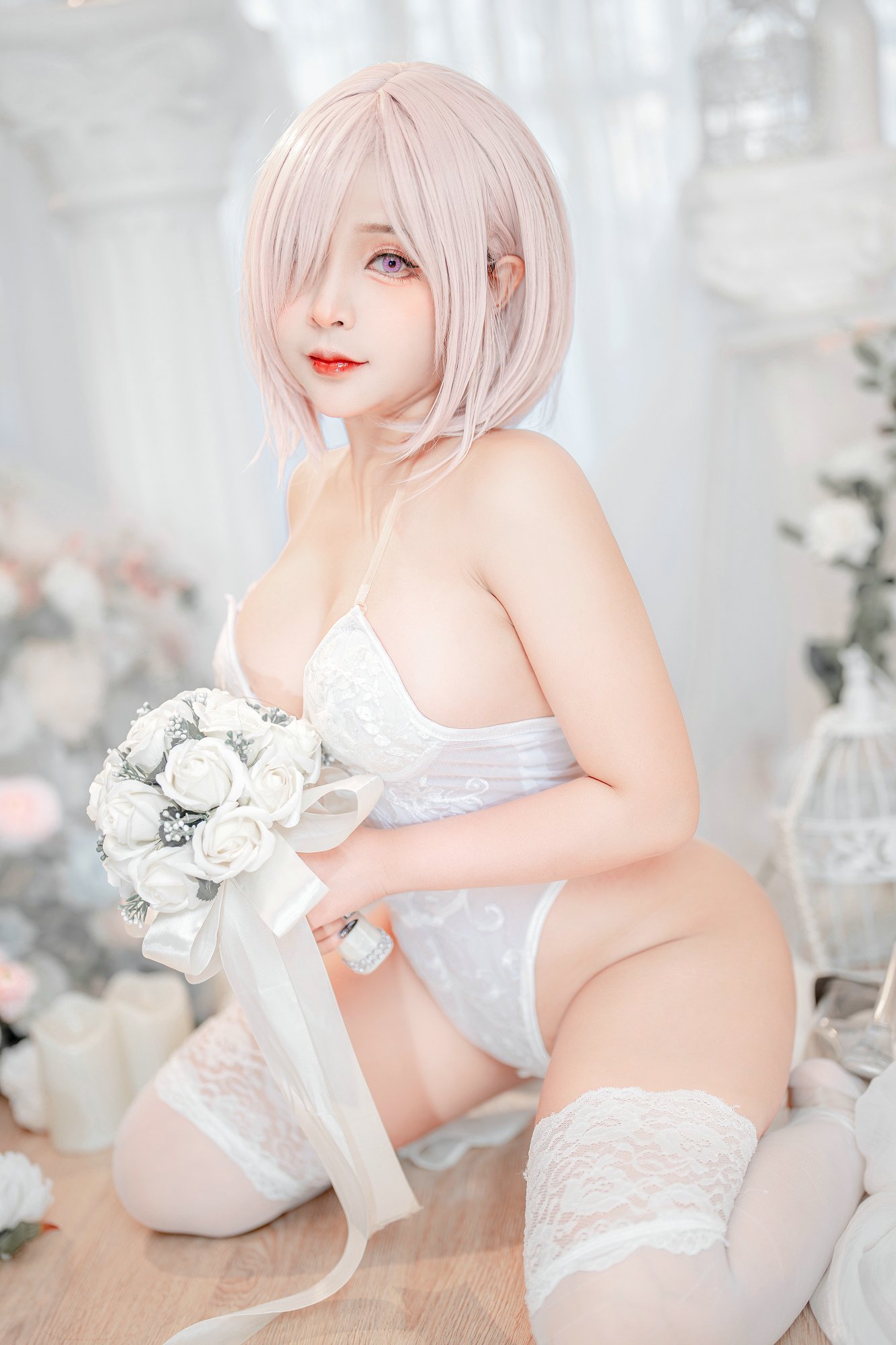 Mashu white lingerie body oil[57P-8V-424.9M]